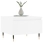 vidaXL Tavolino da Salotto Bianco 50x46x35 cm in Legno Multistrato