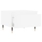 vidaXL Tavolino da Salotto Bianco 50x46x35 cm in Legno Multistrato