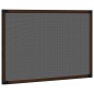 vidaXL Zanzariera Allungabile per Finestre Marrone (75-143)x50 cm