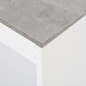 vidaXL Tavolo da Bar con Ripiano Bianco 110x50x103 cm vidaXL Tavolo da Bar con Ripiano Bianco 110x50x103 cm
