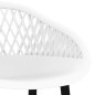 vidaXL Set da Bar 5 pz Nero e Bianco vidaXL Set da Bar 5 pz Nero e Bianco