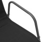 vidaXL Set da Pranzo da Giardino 7 pz in Acciaio Nero
