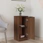Credenza Rovere Marrone 30x30x70 cm in Legno Multistrato Credenza Rovere Marrone 30x30x70 cm in Legno Multistrato