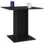 vidaXL Tavolo da Pranzo Nero 80x80x75 cm in Legno Multistrato vidaXL Tavolo da Pranzo Nero 80x80x75 cm in Legno Multistrato