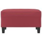 vidaXL Poggiapiedi Rosso Vino 70x55x41 cm in Similpelle vidaXL Poggiapiedi Rosso Vino 70x55x41 cm in Similpelle