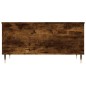 vidaXL Tavolino da Salotto Rovere Fumo 90x44,5x45 cm Legno Multistrato