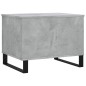 vidaXL Tavolino Salotto Grigio Cemento 60x44,5x45 cm Legno Multistrato