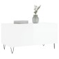 vidaXL Tavolino Salotto Bianco Lucido 90x44,5x45 cm Legno Multistrato
