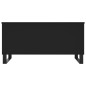 vidaXL Tavolino da Salotto Nero 90x44,5x45 cm in Legno Multistrato