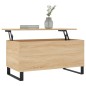 vidaXL Tavolino Salotto Rovere Sonoma 90x44,5x45 cm Legno Multistrato