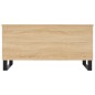 vidaXL Tavolino Salotto Rovere Sonoma 90x44,5x45 cm Legno Multistrato