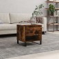 vidaXL Tavolino da Salotto Rovere Fumo 50x46x50cm in Legno Multistrato vidaXL Tavolino da Salotto Rovere Fumo 50x46x50cm in Legno Multistrato