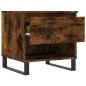 vidaXL Tavolino da Salotto Rovere Fumo 50x46x50cm in Legno Multistrato vidaXL Tavolino da Salotto Rovere Fumo 50x46x50cm in Legno Multistrato