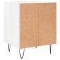 vidaXL Comodini 2pz Bianco Lucido 40x35x50 cm in Legno Multistrato vidaXL Comodini 2pz Bianco Lucido 40x35x50 cm in Legno Multistrato