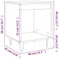 vidaXL Comodini 2pz Bianco Lucido 40x35x50 cm in Legno Multistrato vidaXL Comodini 2pz Bianco Lucido 40x35x50 cm in Legno Multistrato