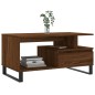 vidaXL Tavolino Salotto Rovere Marrone 90x49x45 cm Legno Multistrato
