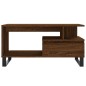 vidaXL Tavolino Salotto Rovere Marrone 90x49x45 cm Legno Multistrato