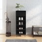 vidaXL Scarpiera Nera 40x36x105 cm in Legno Multistrato vidaXL Scarpiera Nera 40x36x105 cm in Legno Multistrato