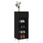vidaXL Scarpiera Nera 40x36x105 cm in Legno Multistrato vidaXL Scarpiera Nera 40x36x105 cm in Legno Multistrato