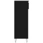 vidaXL Scarpiera Nera 40x36x105 cm in Legno Multistrato vidaXL Scarpiera Nera 40x36x105 cm in Legno Multistrato