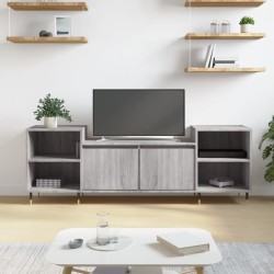vidaXL Mobile TV Grigio Sonoma 160x35x55 cm in Legno Multistrato