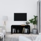 Mobile Porta TV Nero 100x35x40 cm in Legno Multistrato Mobile Porta TV Nero 100x35x40 cm in Legno Multistrato