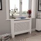 vidaXL Copertura per Radiatore Bianca 112x19x81,5 cm in MDF vidaXL Copertura per Radiatore Bianca 112x19x81,5 cm in MDF