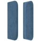 Testiera ad Orecchio Blu Scuro 183x16x78/88 cm in Velluto Testiera ad Orecchio Blu Scuro 183x16x78/88 cm in Velluto