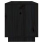 Mobile Porta TV Nero 74x34x40 cm in Legno Massello di Pino Mobile Porta TV Nero 74x34x40 cm in Legno Massello di Pino