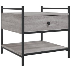 vidaXL Tavolino da Salotto Grigio Sonoma 50x50x50 cm Legno Multistrato