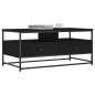 vidaXL Tavolino da Salotto Nero 100x51x45 cm in Legno Multistrato