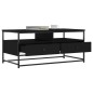 vidaXL Tavolino da Salotto Nero 100x51x45 cm in Legno Multistrato