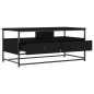 vidaXL Tavolino da Salotto Nero 100x51x45 cm in Legno Multistrato