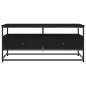 vidaXL Tavolino da Salotto Nero 100x51x45 cm in Legno Multistrato