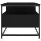 vidaXL Tavolino da Salotto Nero 100x51x45 cm in Legno Multistrato