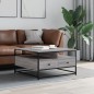 vidaXL Tavolino da Salotto Grigio Sonoma 80x80x45 cm Legno Multistrato