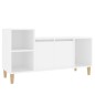 Mobile Porta TV Bianco 100x35x55 cm in Legno Multistrato Mobile Porta TV Bianco 100x35x55 cm in Legno Multistrato