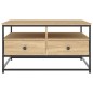 vidaXL Tavolino da Salotto Rovere Sonoma 80x80x45cm Legno Multistrato