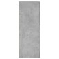 vidaXL Mobile a Parete Grigio Cemento 69,5x34x90 cm Legno Multistrato vidaXL Mobile a Parete Grigio Cemento 69,5x34x90 cm Legno Multistrato