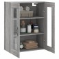 vidaXL Mobile a Parete Grigio Sonoma 69,5x34x90 cm Legno Multistrato vidaXL Mobile a Parete Grigio Sonoma 69,5x34x90 cm Legno Multistrato