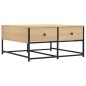 vidaXL Tavolino da Salotto Rovere Sonoma 80x80x40 cm Legno Multistrato