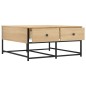 vidaXL Tavolino da Salotto Rovere Sonoma 80x80x40 cm Legno Multistrato