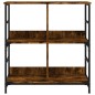 vidaXL Libreria Rovere Fumo 78,5x33x82 cm in Legno Multistrato vidaXL Libreria Rovere Fumo 78,5x33x82 cm in Legno Multistrato
