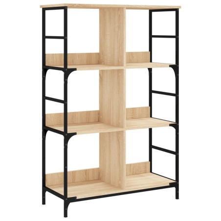 vidaXL Libreria Rovere Sonoma 78,5x33x117,5 cm in Legno Multistrato