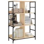 vidaXL Libreria Rovere Sonoma 78,5x33x117,5 cm in Legno Multistrato