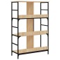 vidaXL Libreria Rovere Sonoma 78,5x33x117,5 cm in Legno Multistrato