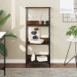 vidaXL Libreria Rovere Marrone 50x33x117,5 cm in Legno Multistrato