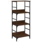 vidaXL Libreria Rovere Marrone 50x33x117,5 cm in Legno Multistrato