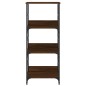 vidaXL Libreria Rovere Marrone 50x33x117,5 cm in Legno Multistrato