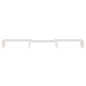 Supporto per Monitor Bianco 80x24x10,5cm Legno Massello di Pino Supporto per Monitor Bianco 80x24x10,5cm Legno Massello di Pino